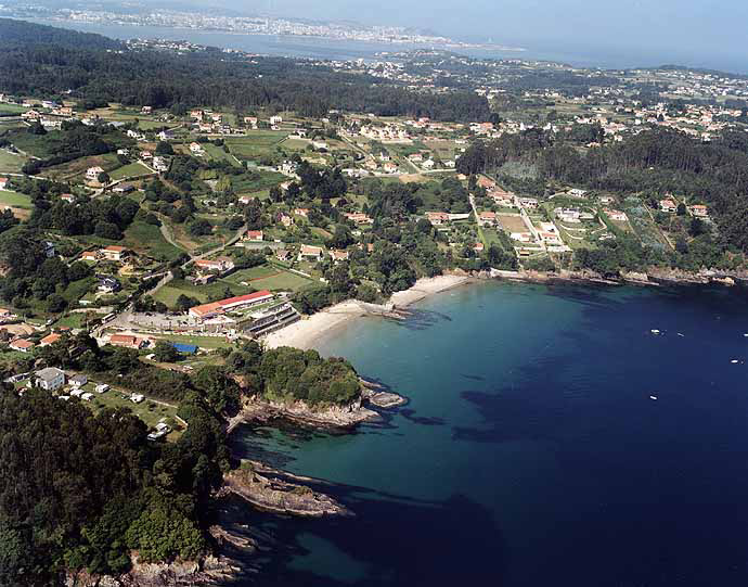 Playa de Cirro, Sada, A Coruña, Galicia.