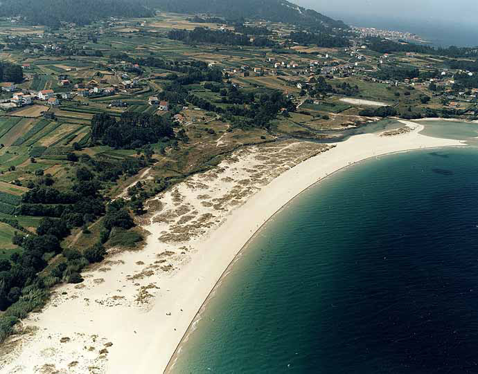Playa de Aguieira, Porto do Son, A Coruña, Galicia.