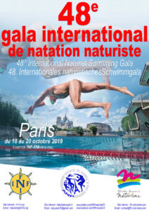 Gala Mundial de Natación nudista 2019 en París. FNI-FFN-ANP