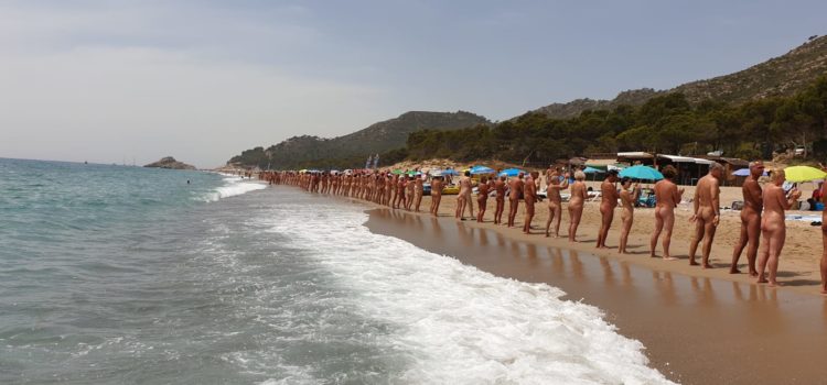 Playa del Torn - Record nudista 2019